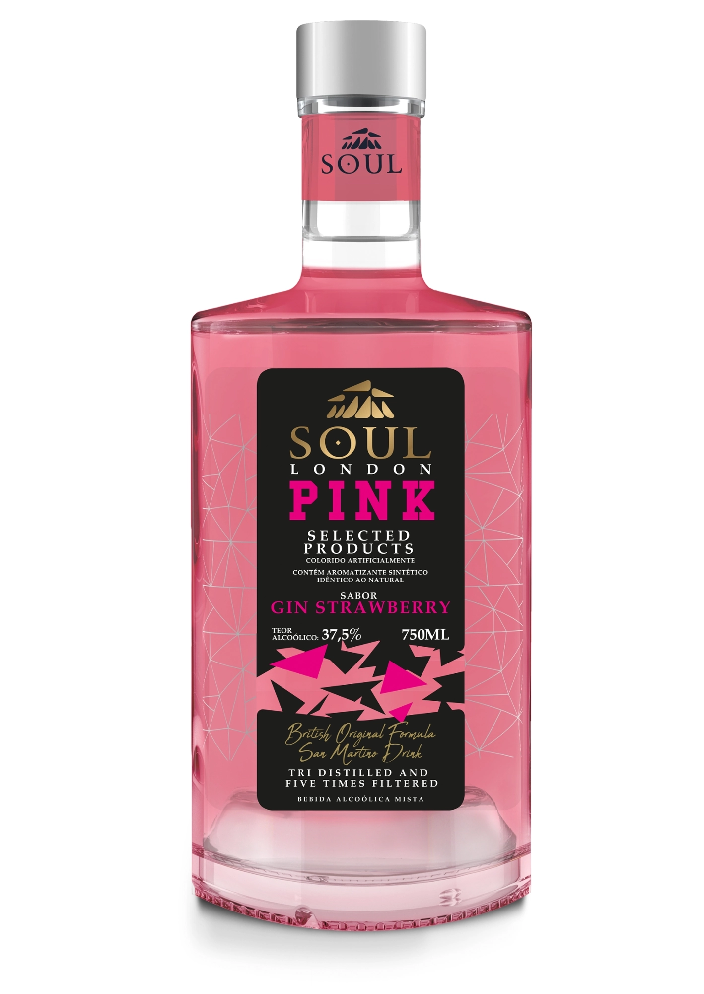 Gin Soul 750ml London Pink