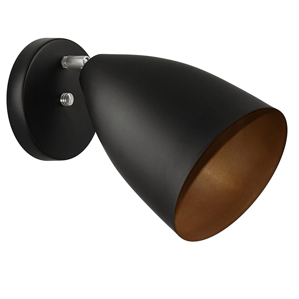 Arandela Articulada Retro Vegas Gourmet Aluminio Preto/cobre