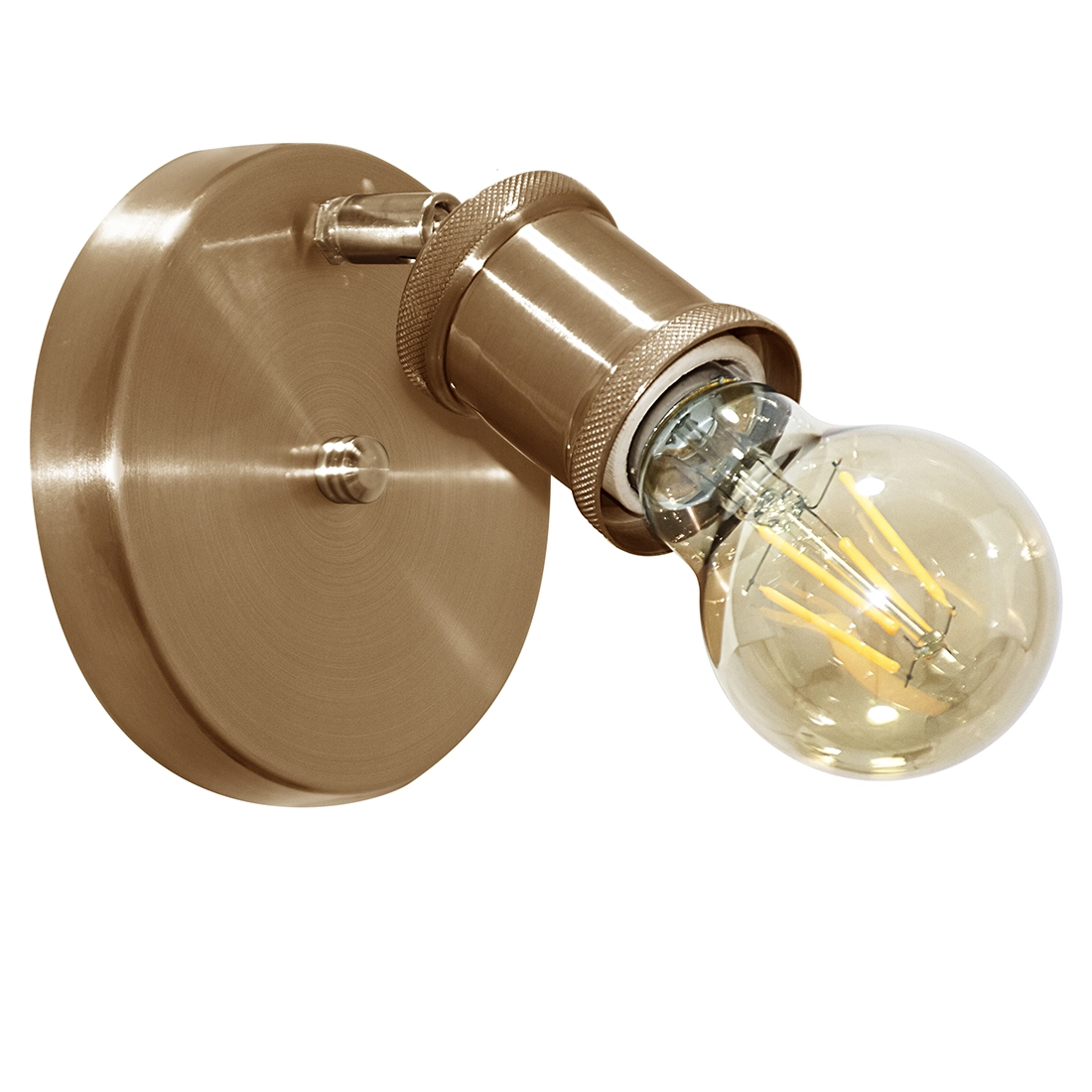 Arandela Articulada Nordic Spot New Cobre + Lampada A60
