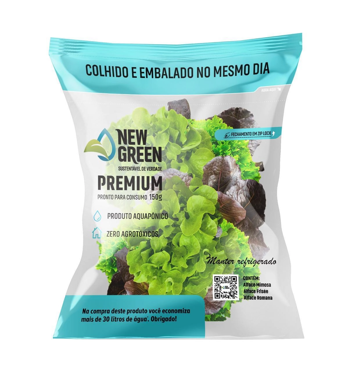 Alface Premium New Green 150g