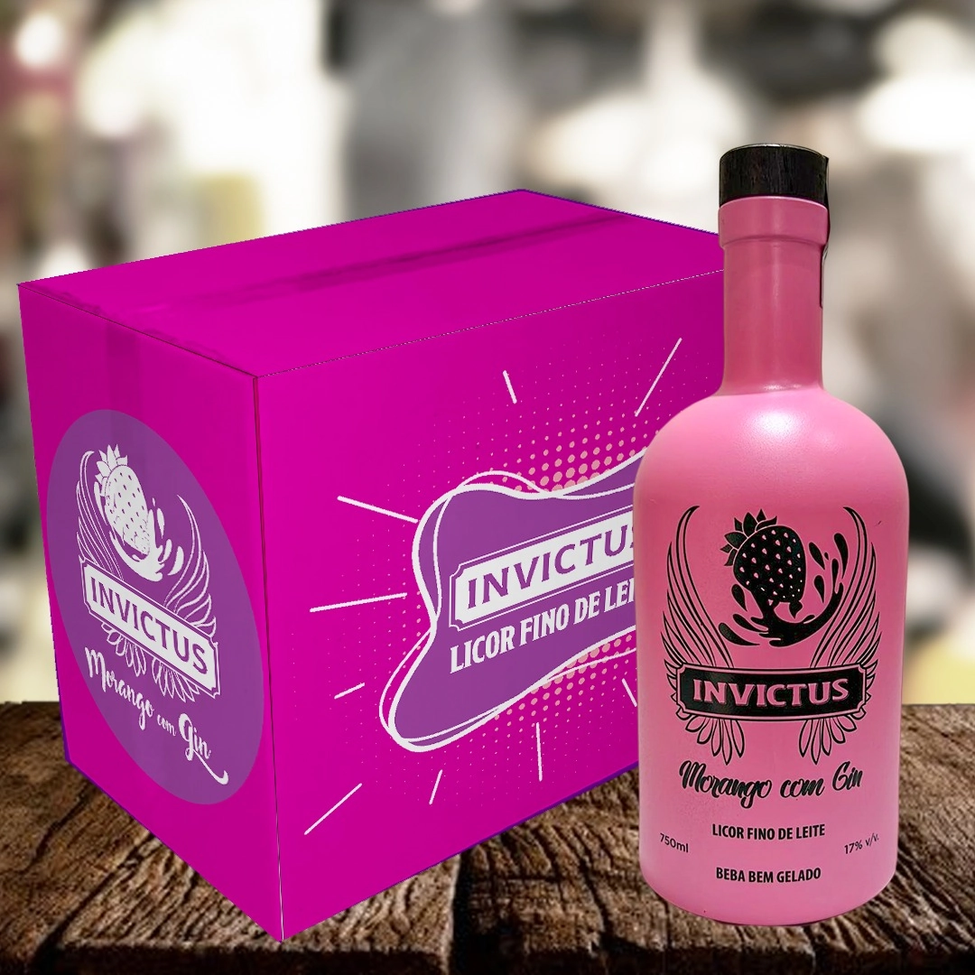 Licor Invictus 750ml Morango