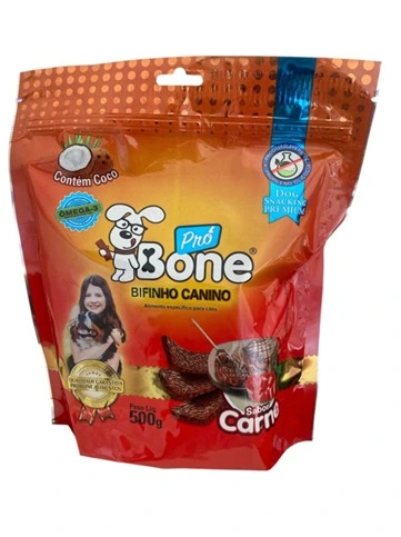 Petisco Bifinho Cão Carne Bone Demais 500g