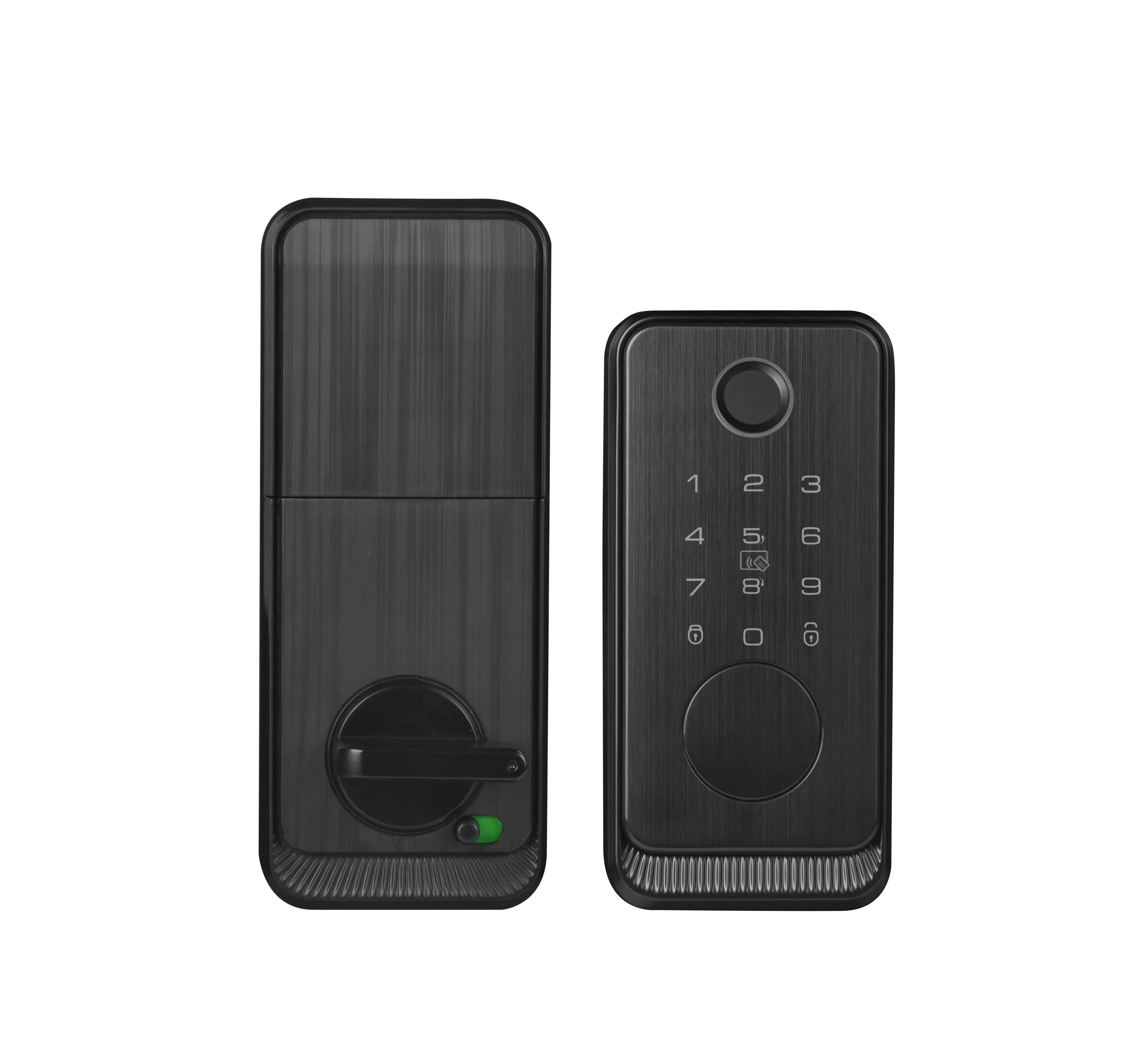 Fechadura Digital Biométrica Beluni Black Pivotante 437 Bluetooth Smart Ttlock