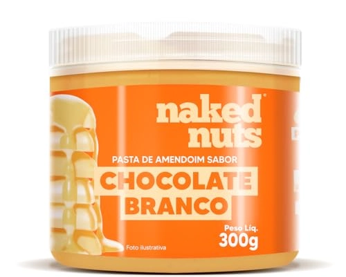 Pasta Amendoim Naked C/choc.branco 300g