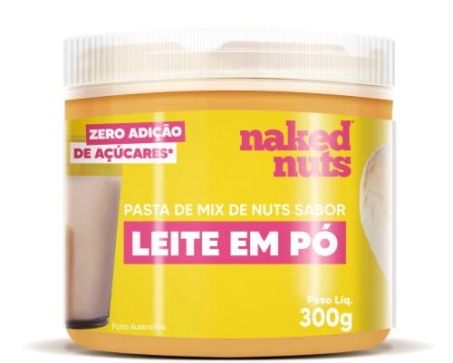 Pasta Mix Naked Nuts C/leite Em Po 300g