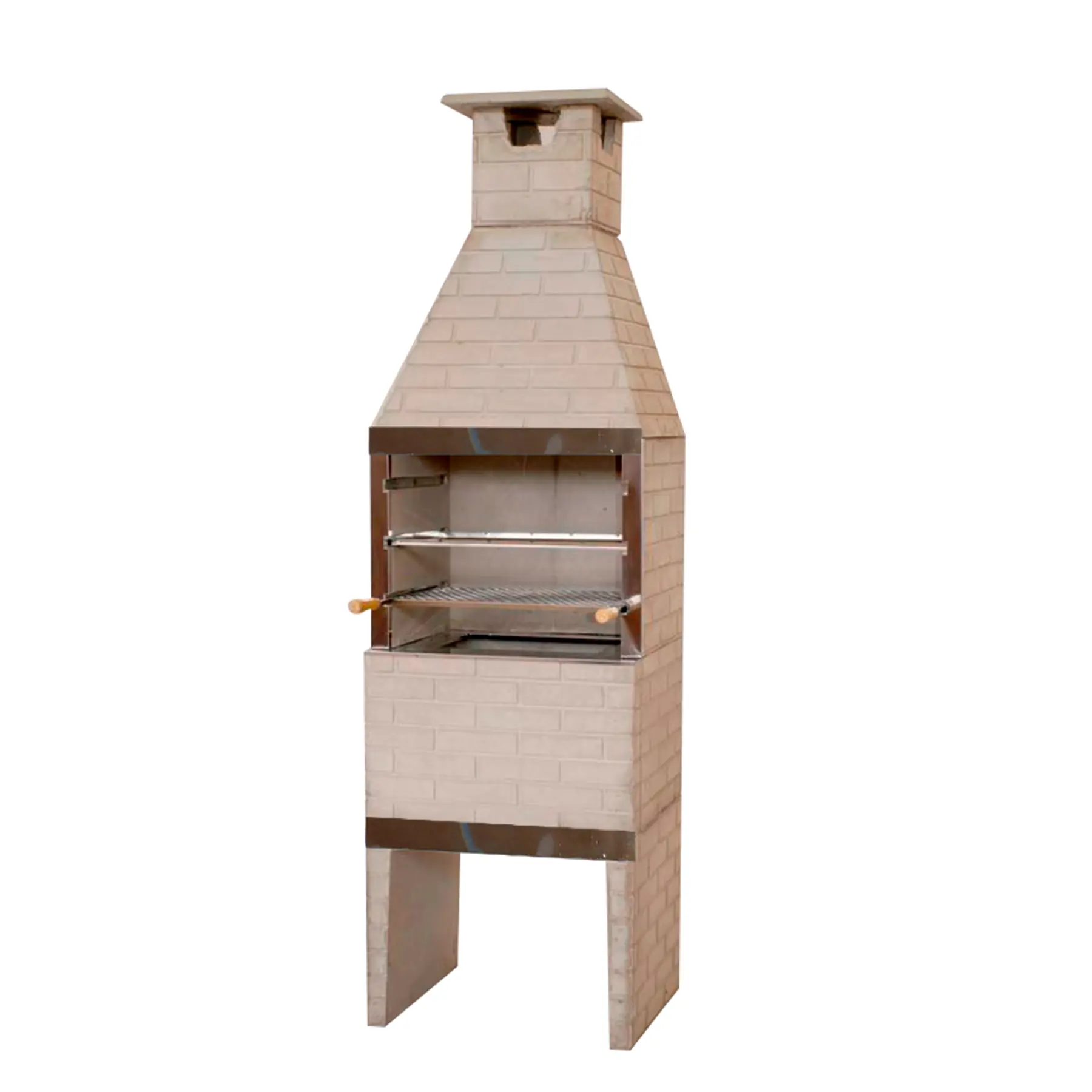 Churrasqueira Pré Moldada Tijolinho Concreto Natural 55cm Primus