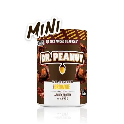 Pasta De Amendoim Brownie Com Whey Protein Dr.peanut 250g