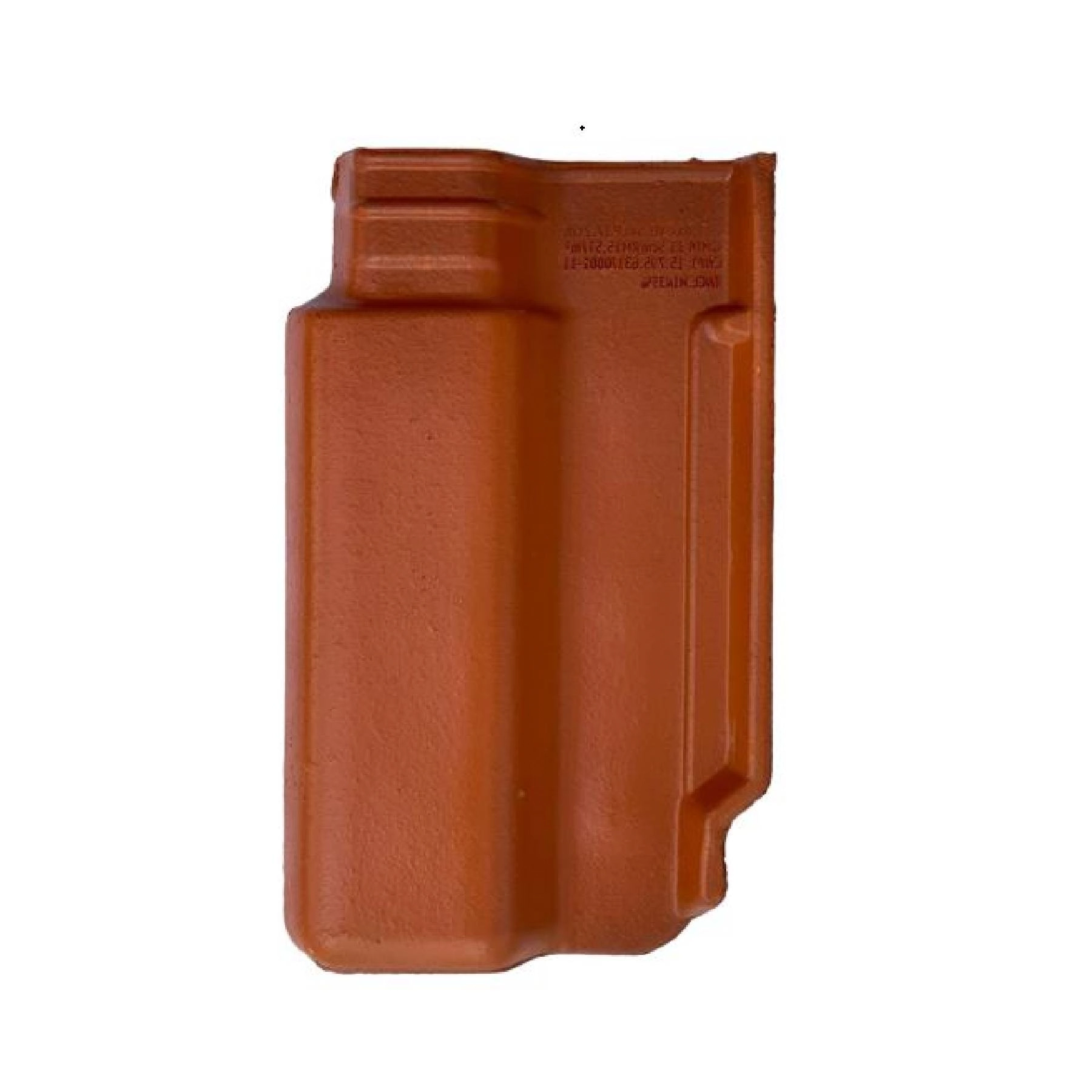 Telha Cerâmica Romana Dupla 23x41cm Vermelho Predileta
