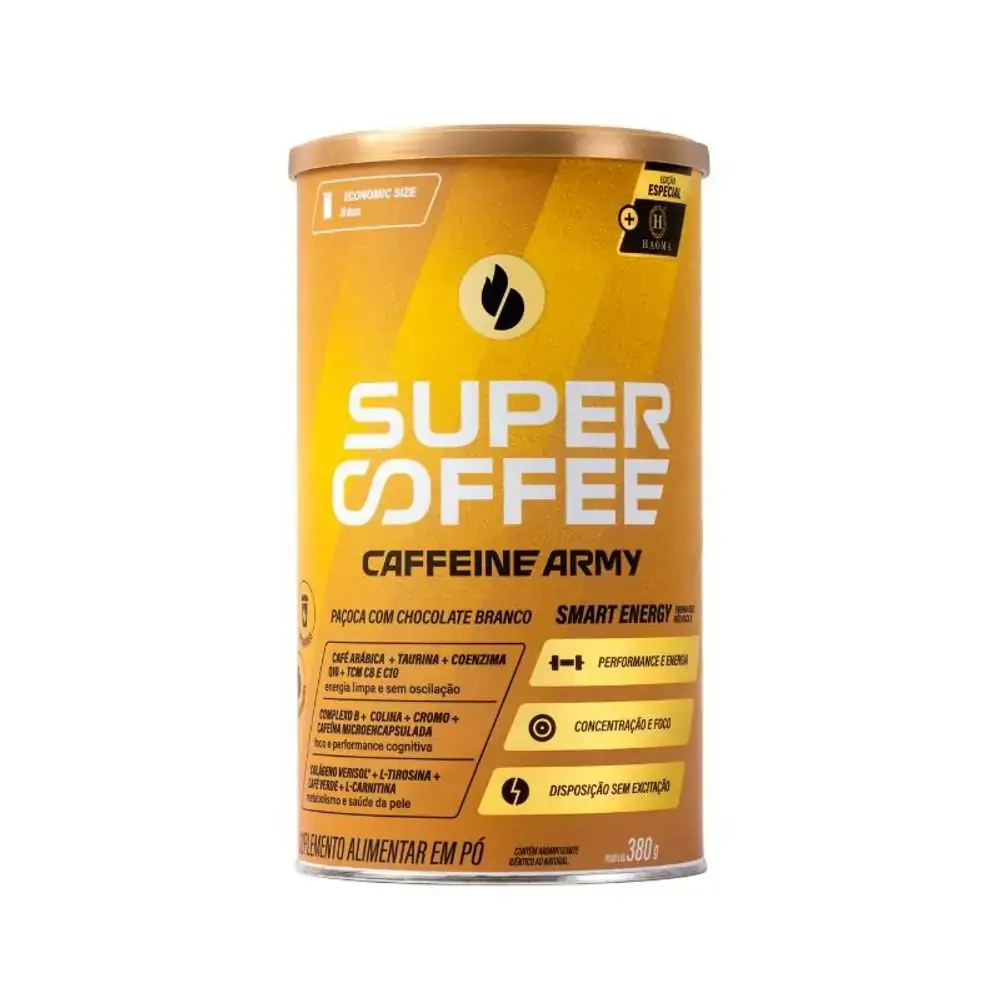 Supercoffee 3.0 Pacoca C/choc Branco Caffeinearmy 380g