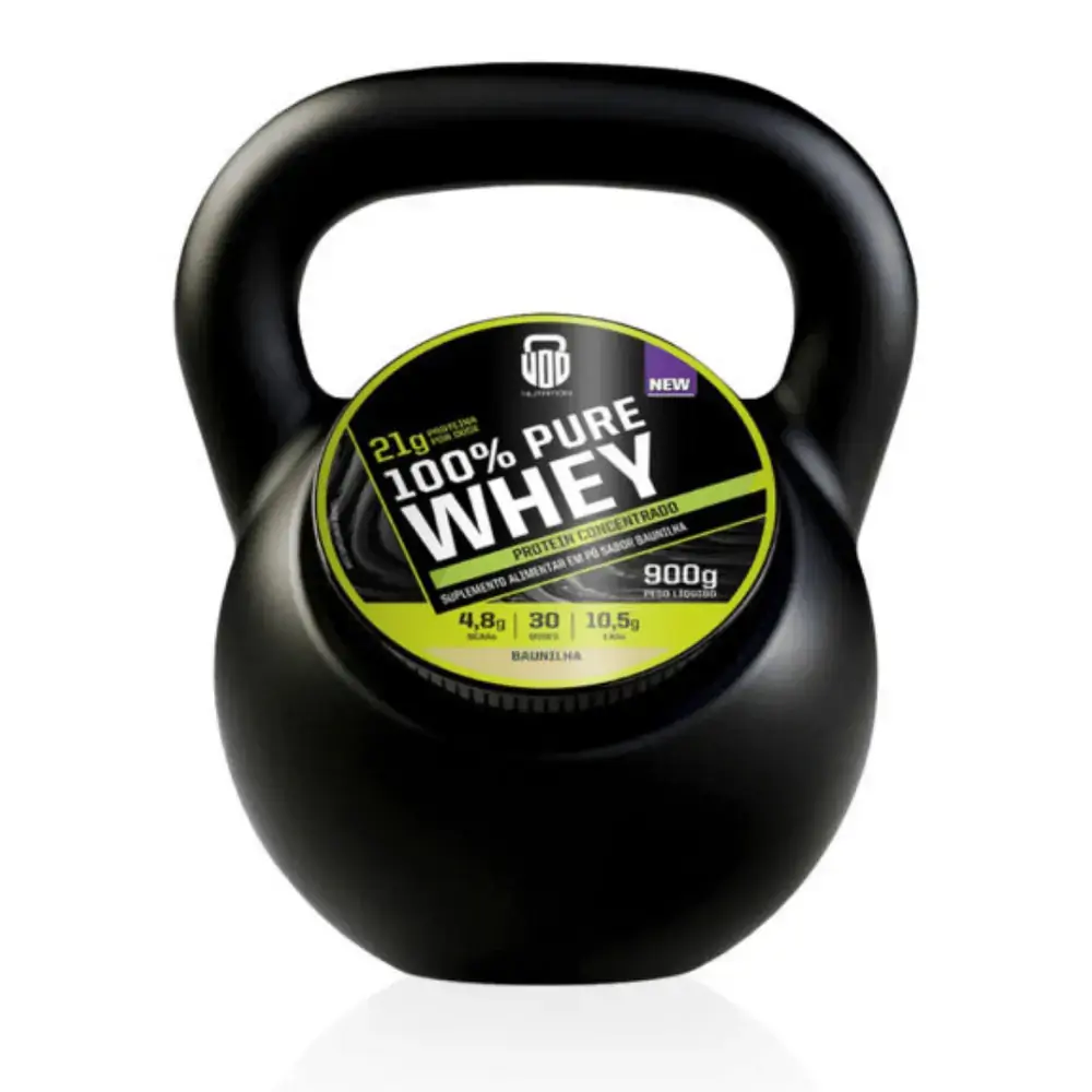 Whey Protein Isolado Puro 100% Baunilha - Wod Nutrition - 900g
