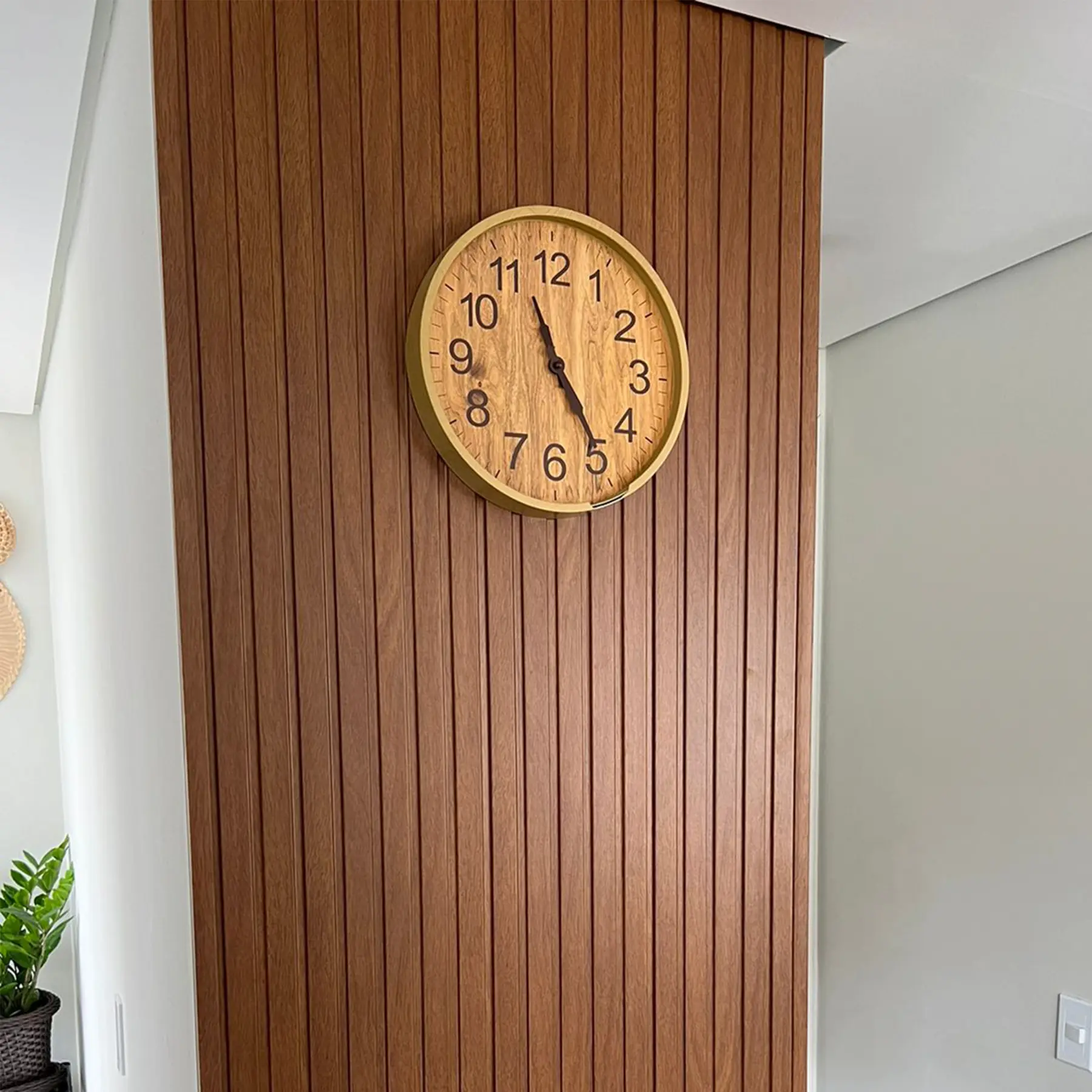 Painel Ripado Interno de PVC 8mm Freijó 20x280cm Elegance Macheto