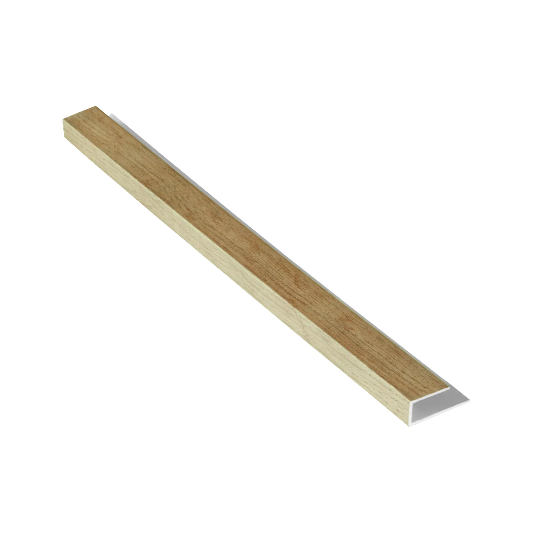 Barra de Acabamento Interno Tipo U de Plástico PVC 3,00mx2x1cm York Macheto