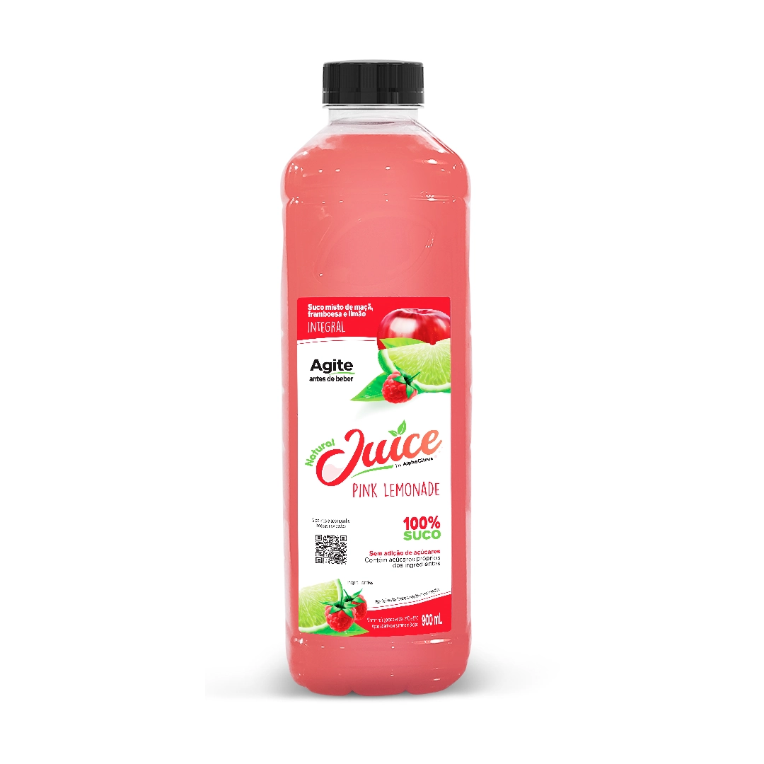 Suco Natural Juice 900ml Pink Limonade