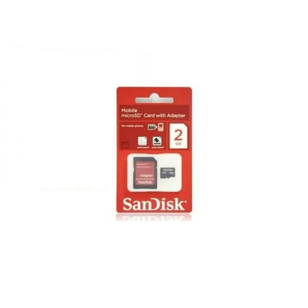 Cartao De Memoria Sandisk 2gb Micro Sd