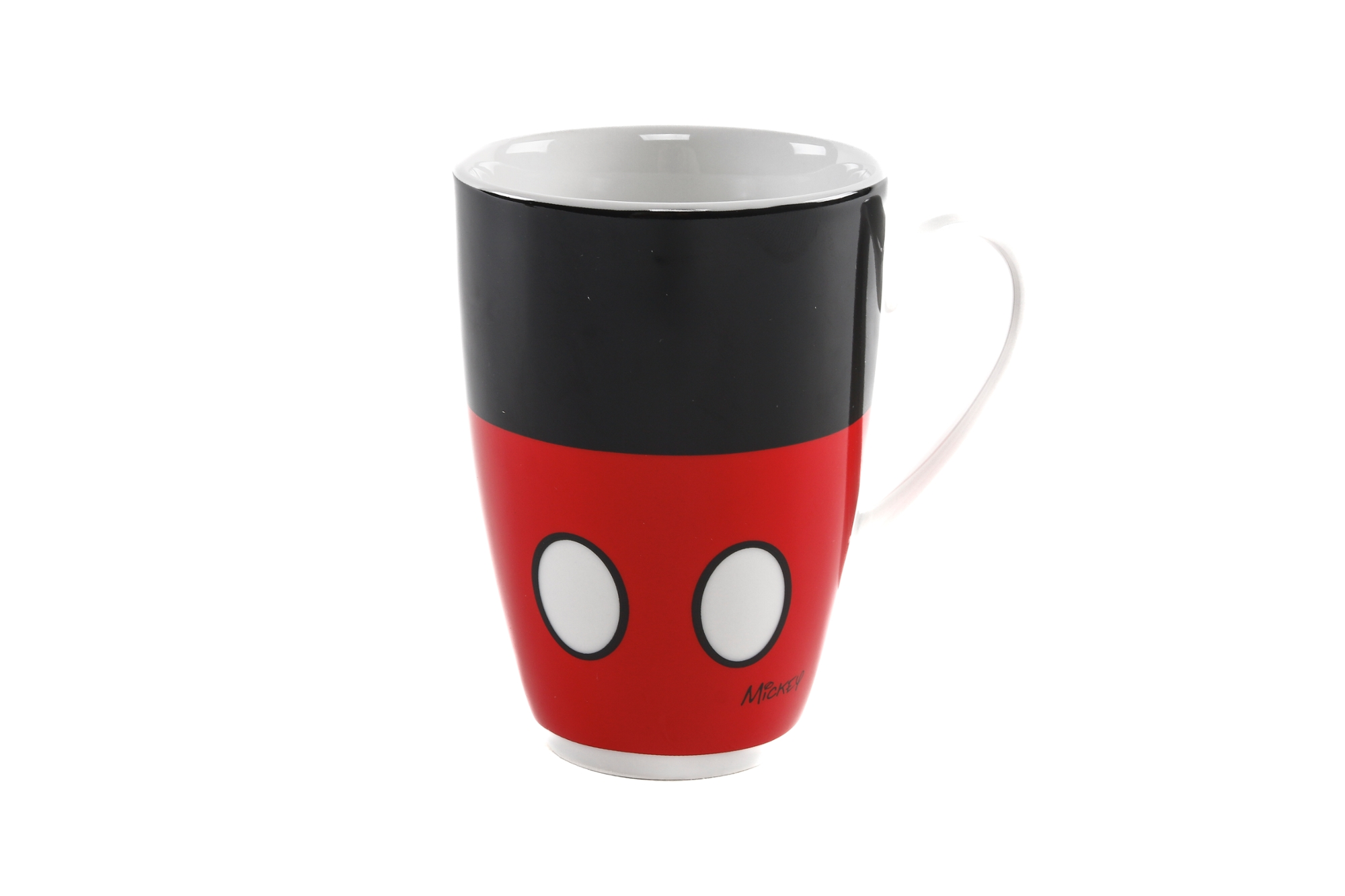 Caneca Porcelana Ndi Import 350ml Roupa Mickey