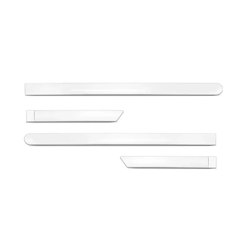 Jogo de Friso Lateral FIAT BRAVO/PALIO Pintado Branco sem Nome - FLASH 27