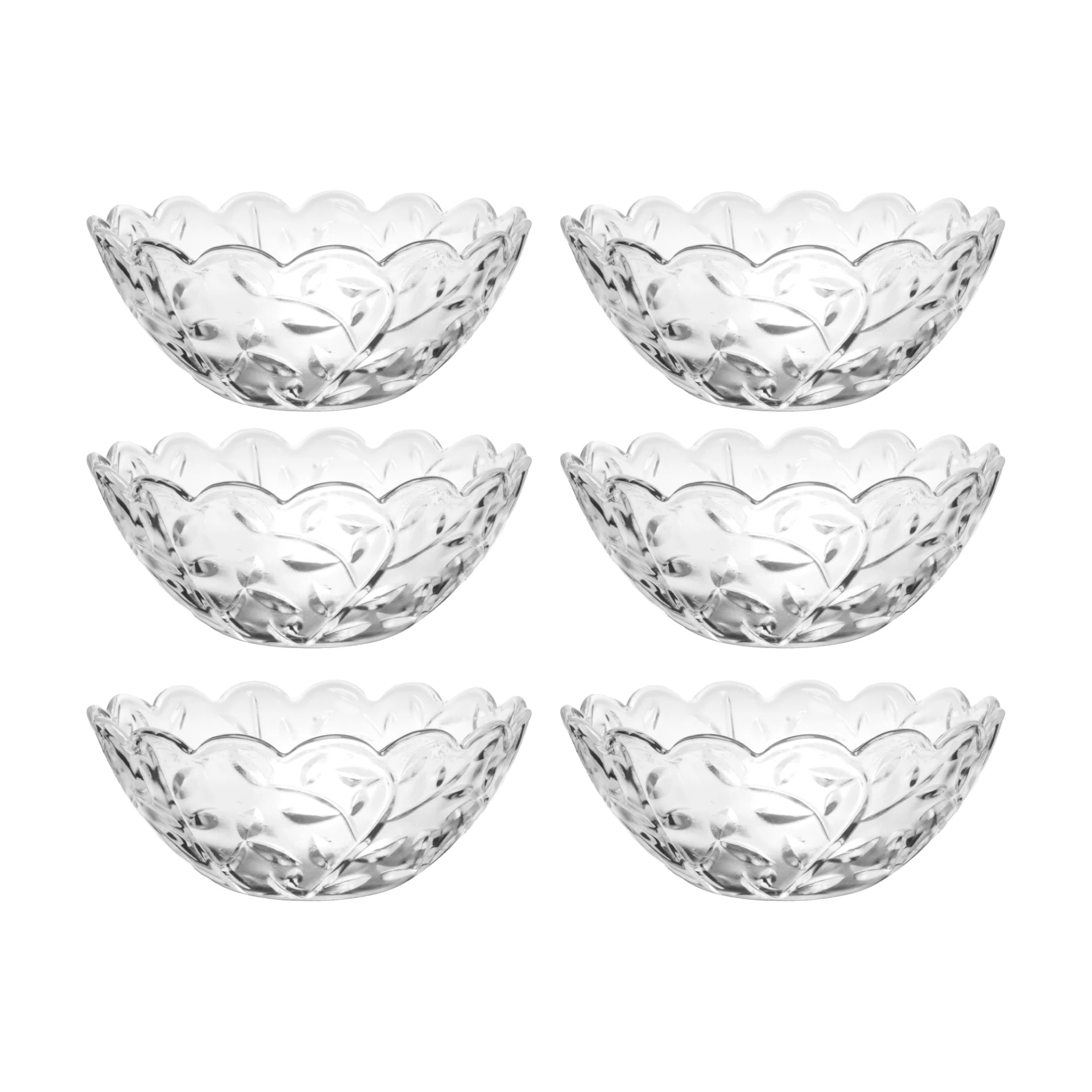 Jg Sobremesa C/6 300ml Flower Oriental Bowl
