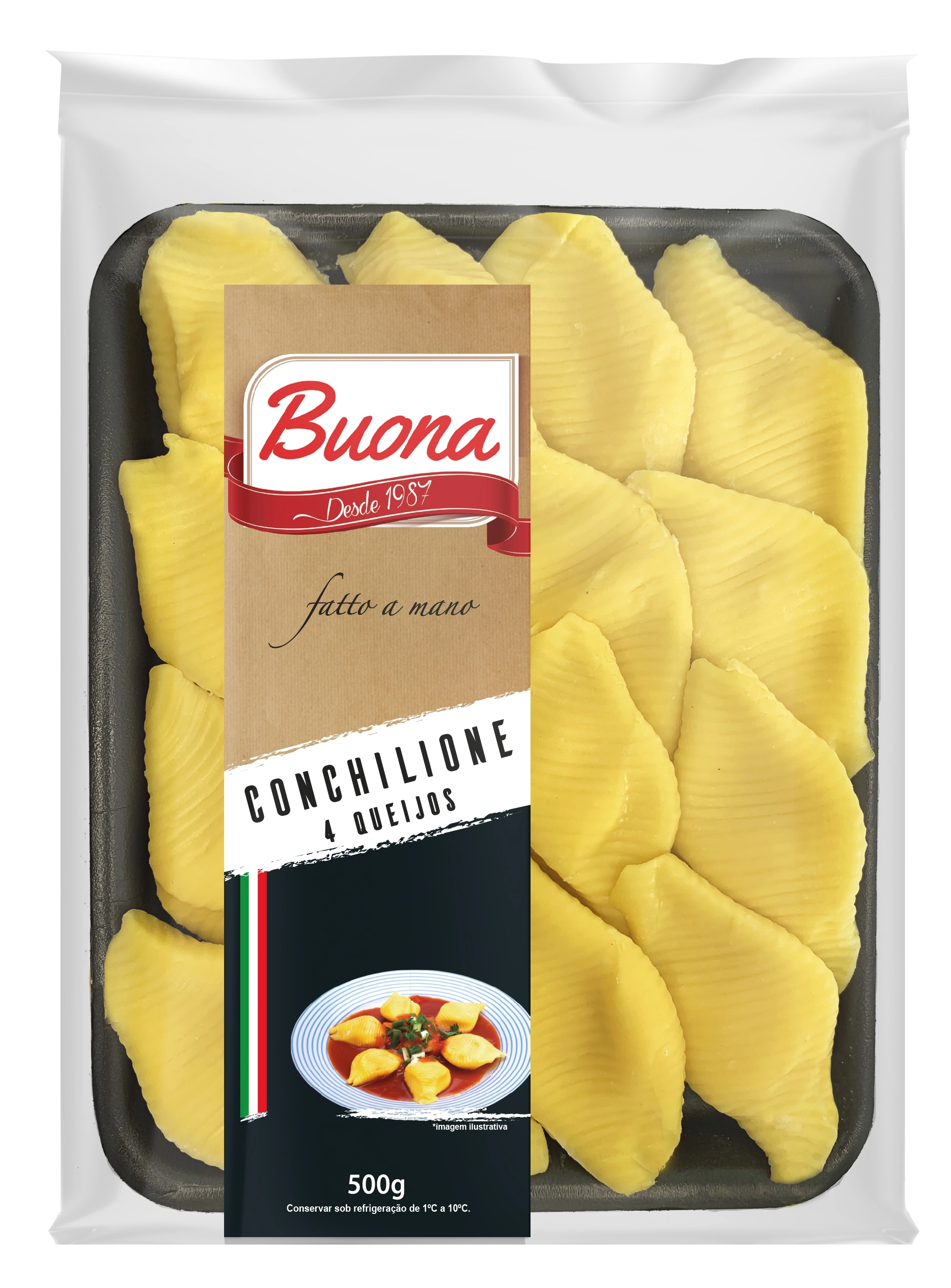 Conchilionne 4queijos Buona