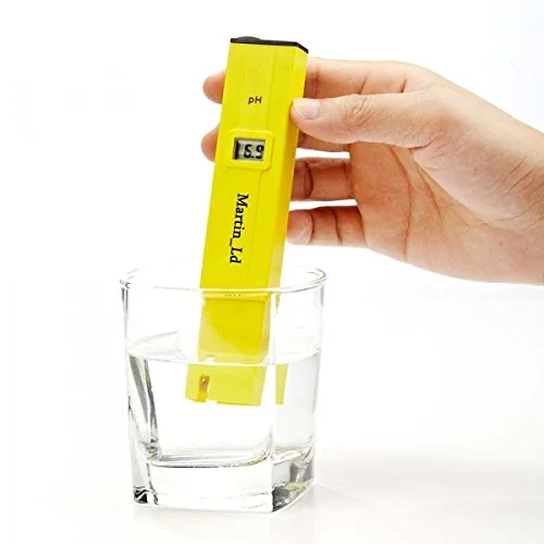 Martin_ld Ph Tester Ph 009 Digital Ph Meter With 2 Pack Of Calibration Solution Mixture Included