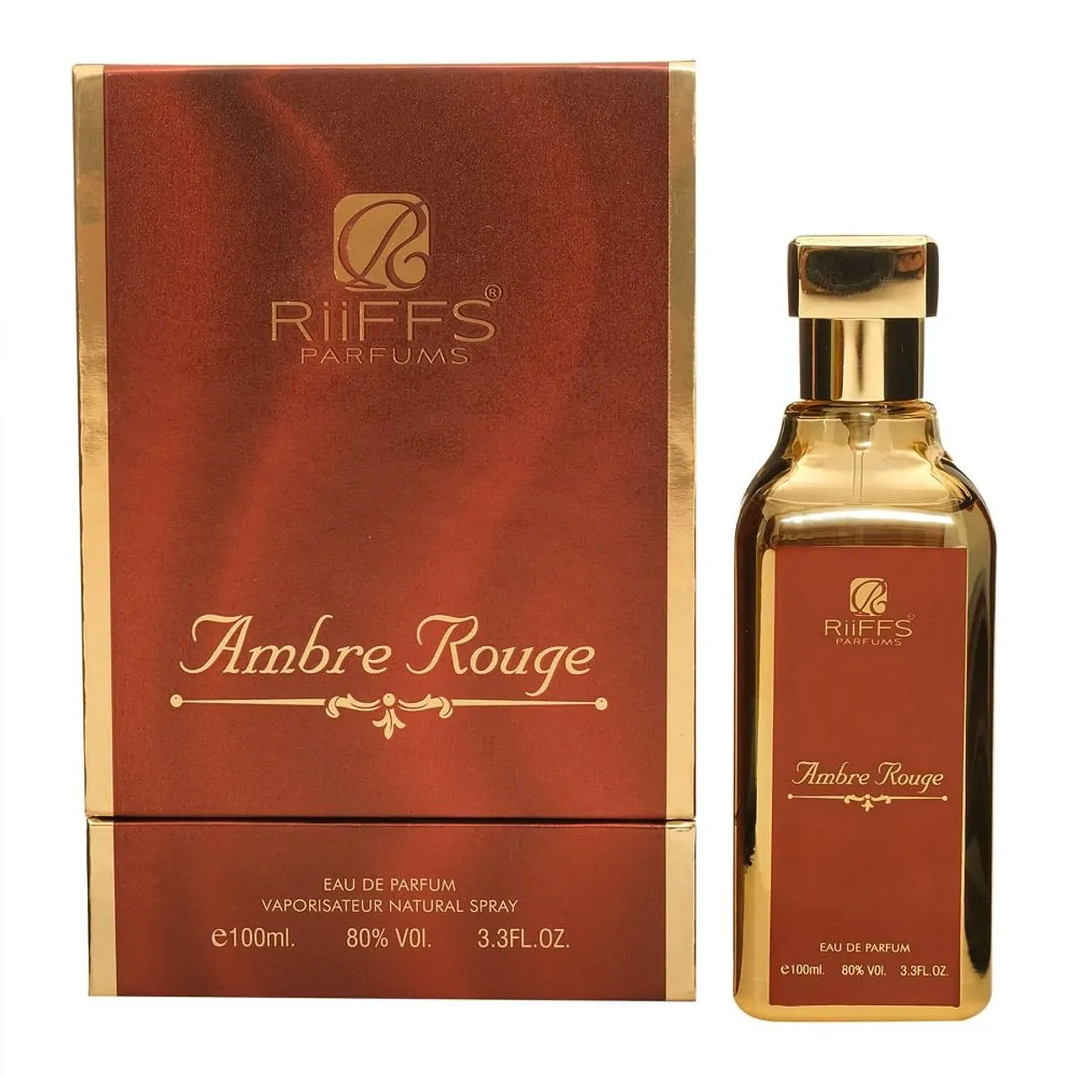 Perfume Feminino Ambre Rouge Riiffs Eau De Parfum 100 ml