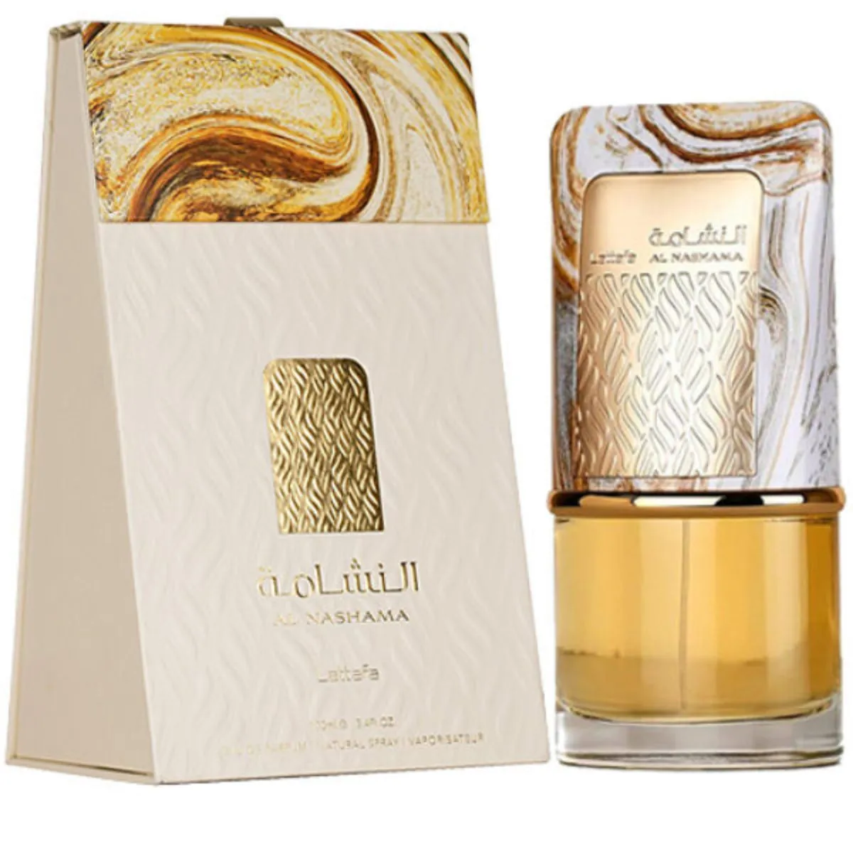 Al Nashama Lattafa Eau de Parfum Perfume Unissex 100ml Àrabe 100ml Incolor