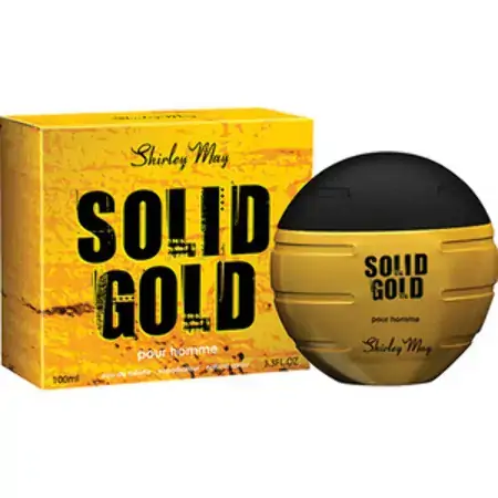 Perfume Solid Gold Shirley May Eau De Toilette Masculino