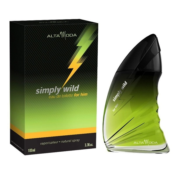 Perfume Simply Wild Alta Moda Eau De Toilette Masculino