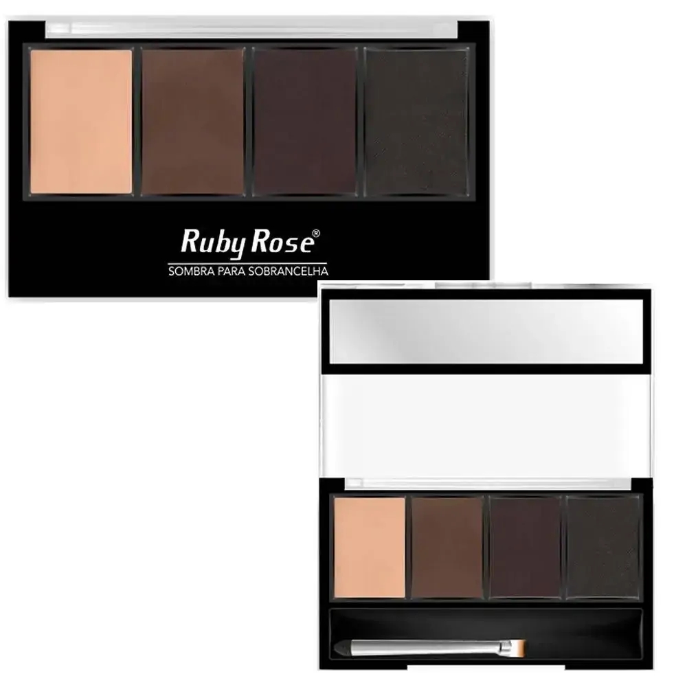 Paleta Ruby Rose Hb 9354 Trio Para Sobrancelha 1un