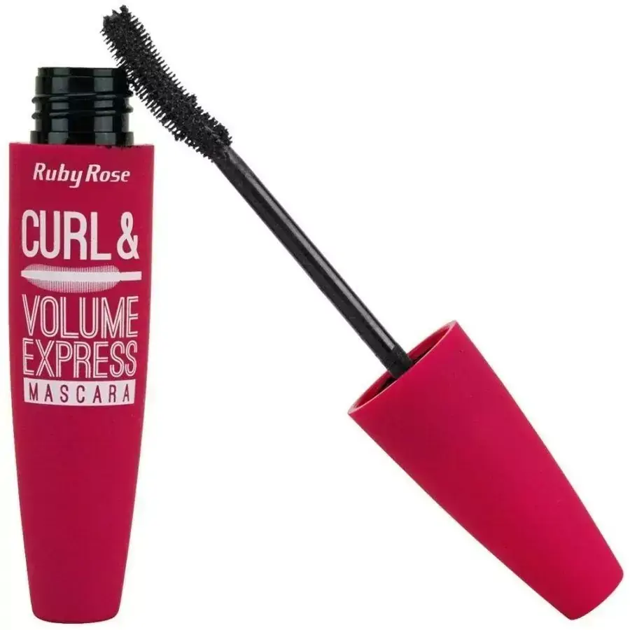 Ruby Rose Máscara P/ Cilios Curl E Volume Express