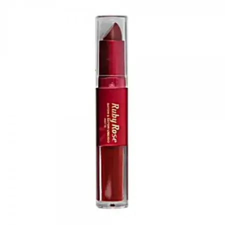Batom Matte Duo Hb8606 Cor 279 Ruby Rose