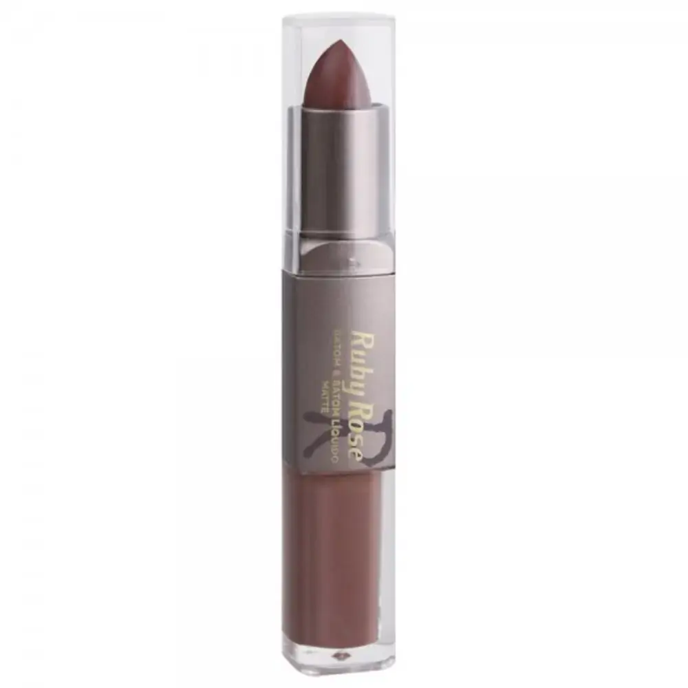 Hb 8606 36 Duo Batom Batom Liquido Matte Ruby Rose 289