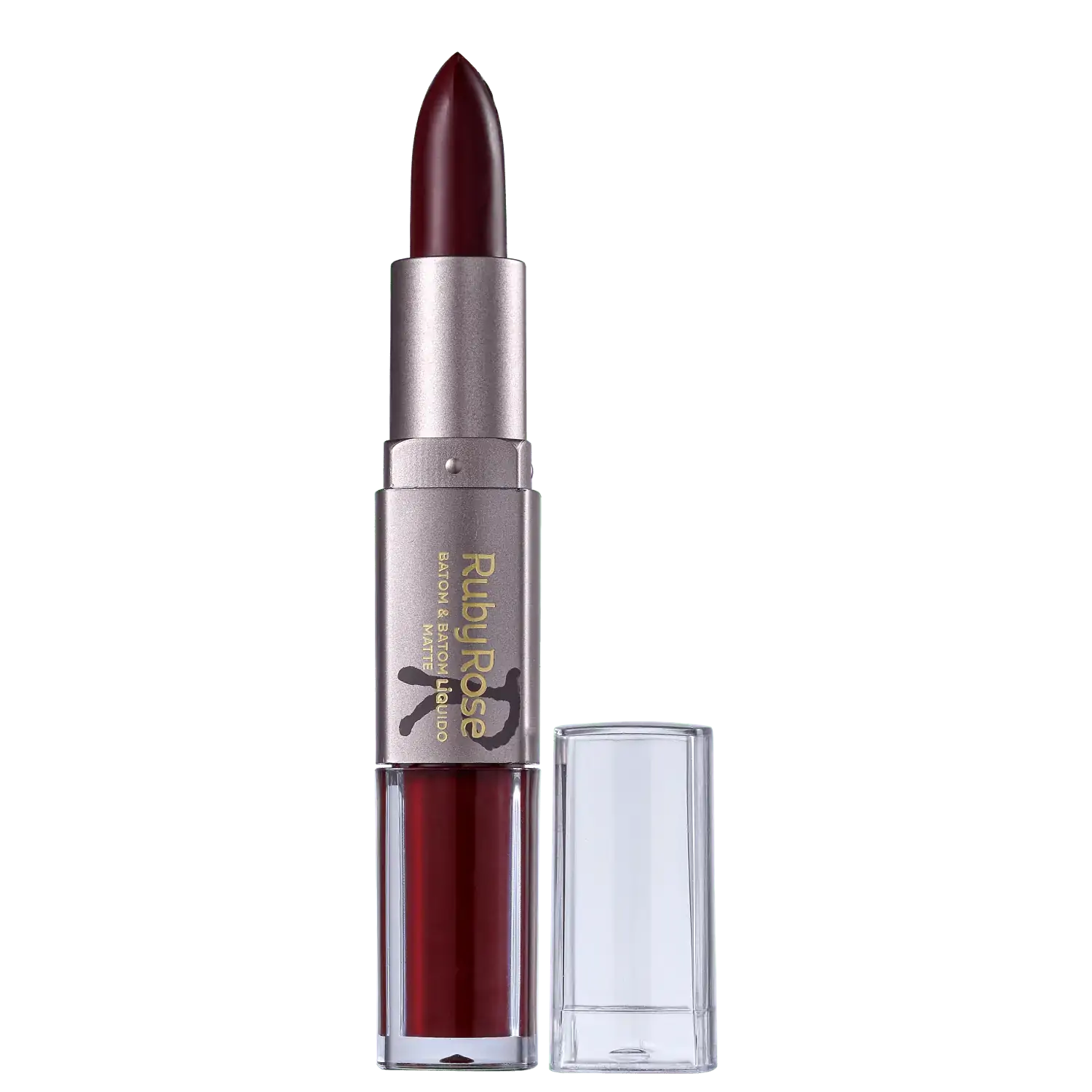 Hb 8606 36 Duo Batom Batom Liquido Matte Ruby Rose Box