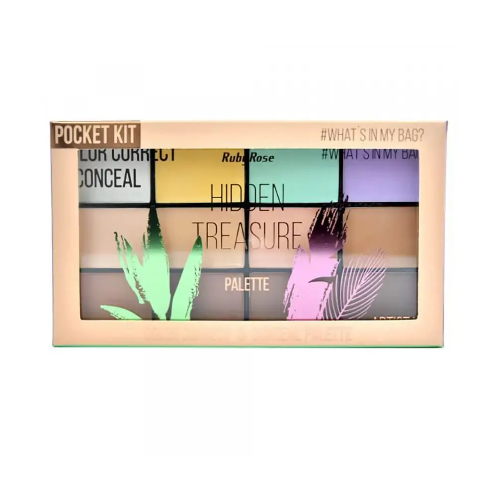 Corretivo Ruby Rose Hidden Treasure 12 Cores 1un