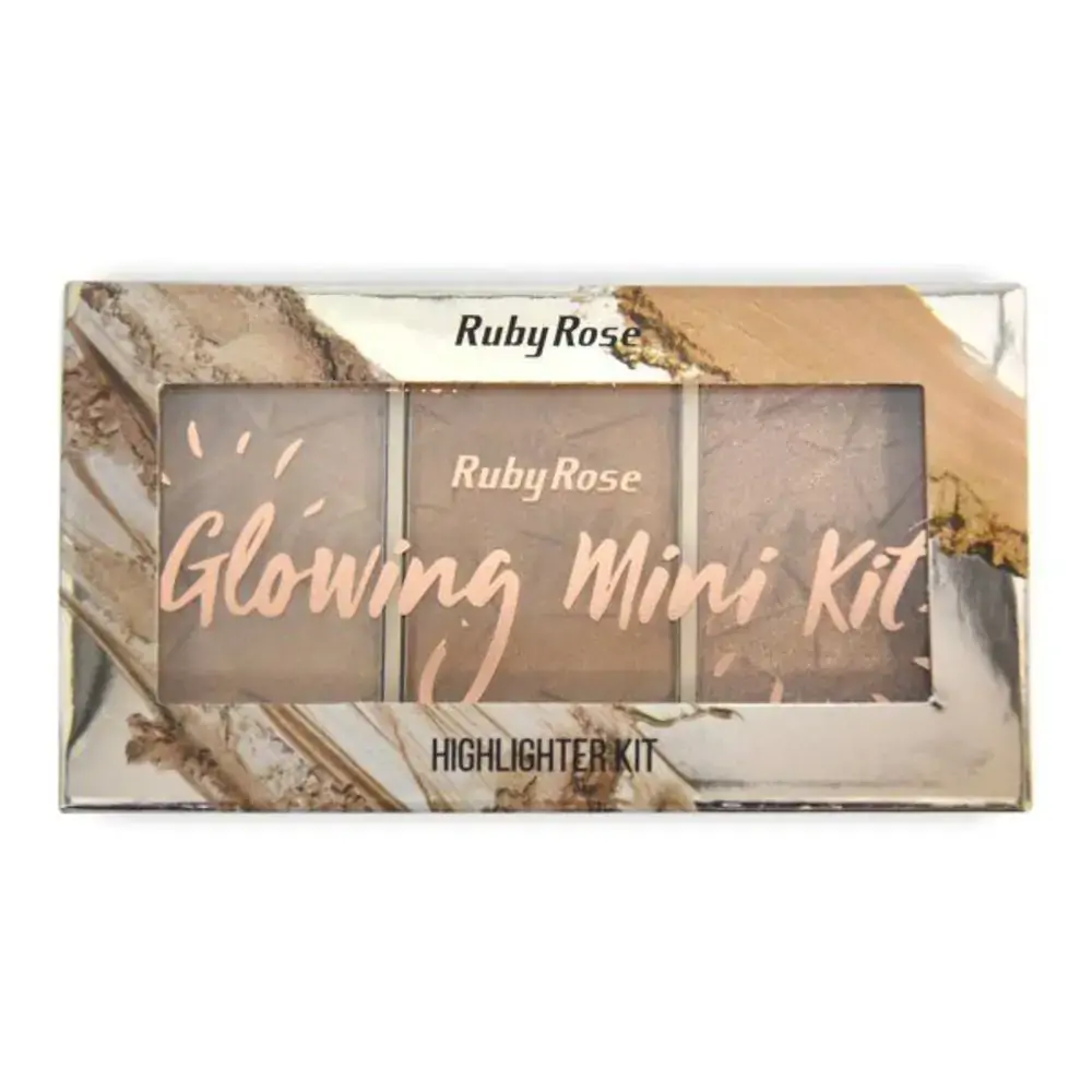 Paleta Ruby Rose Glowing Mini Kit Hb 7215 2 1un