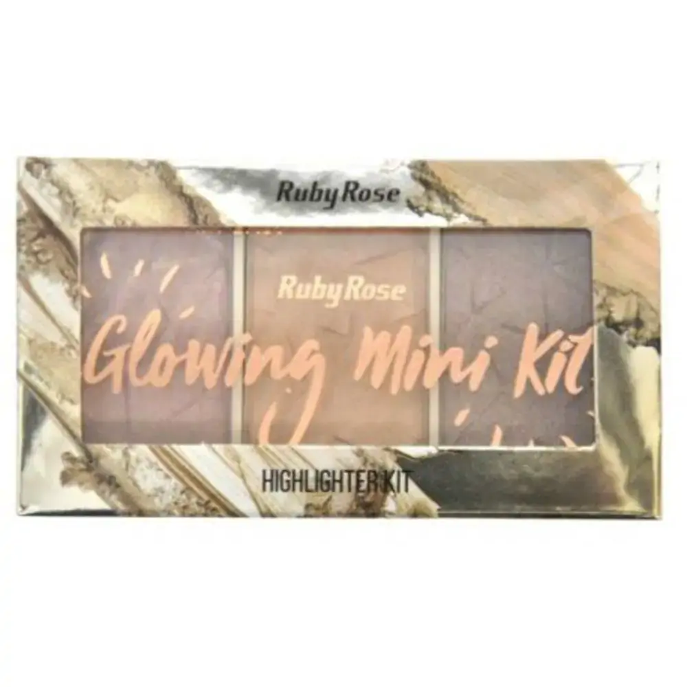 Paleta Ruby Rose Glowing Mini Kit Hb 7215 3 1un