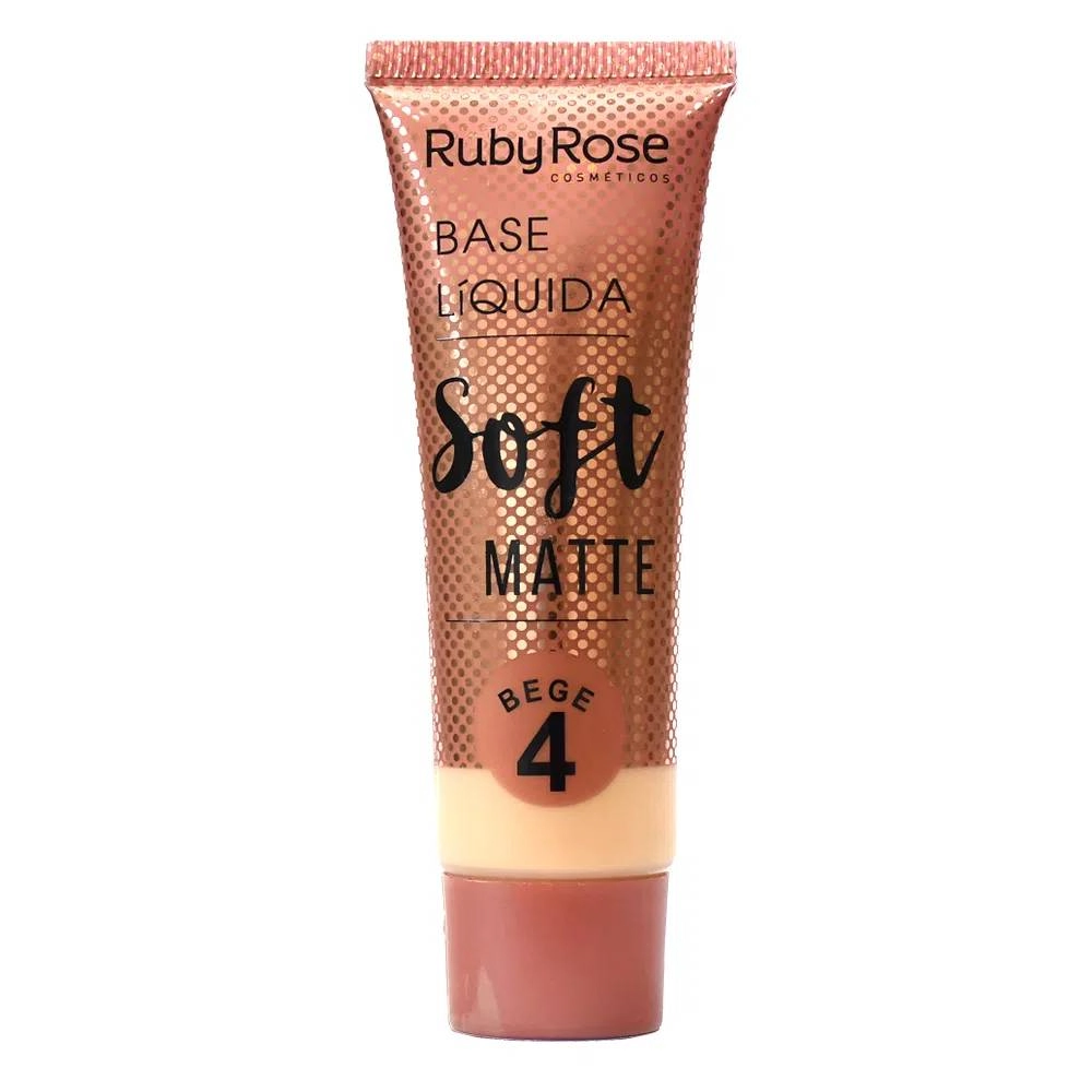 Base Liq Ruby Rose Soft Matte Bege Cor 4 1un