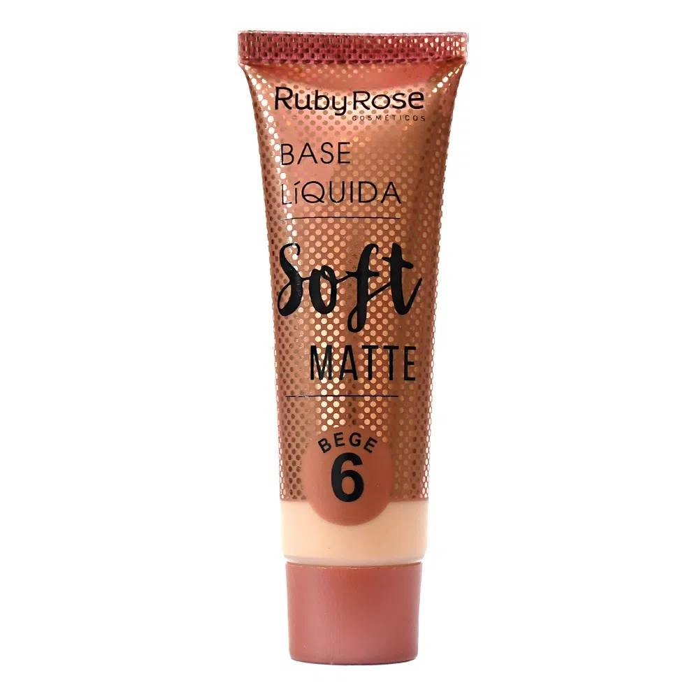 Base Ruby Rose Líquida Soft Matte Bege 6 29ml