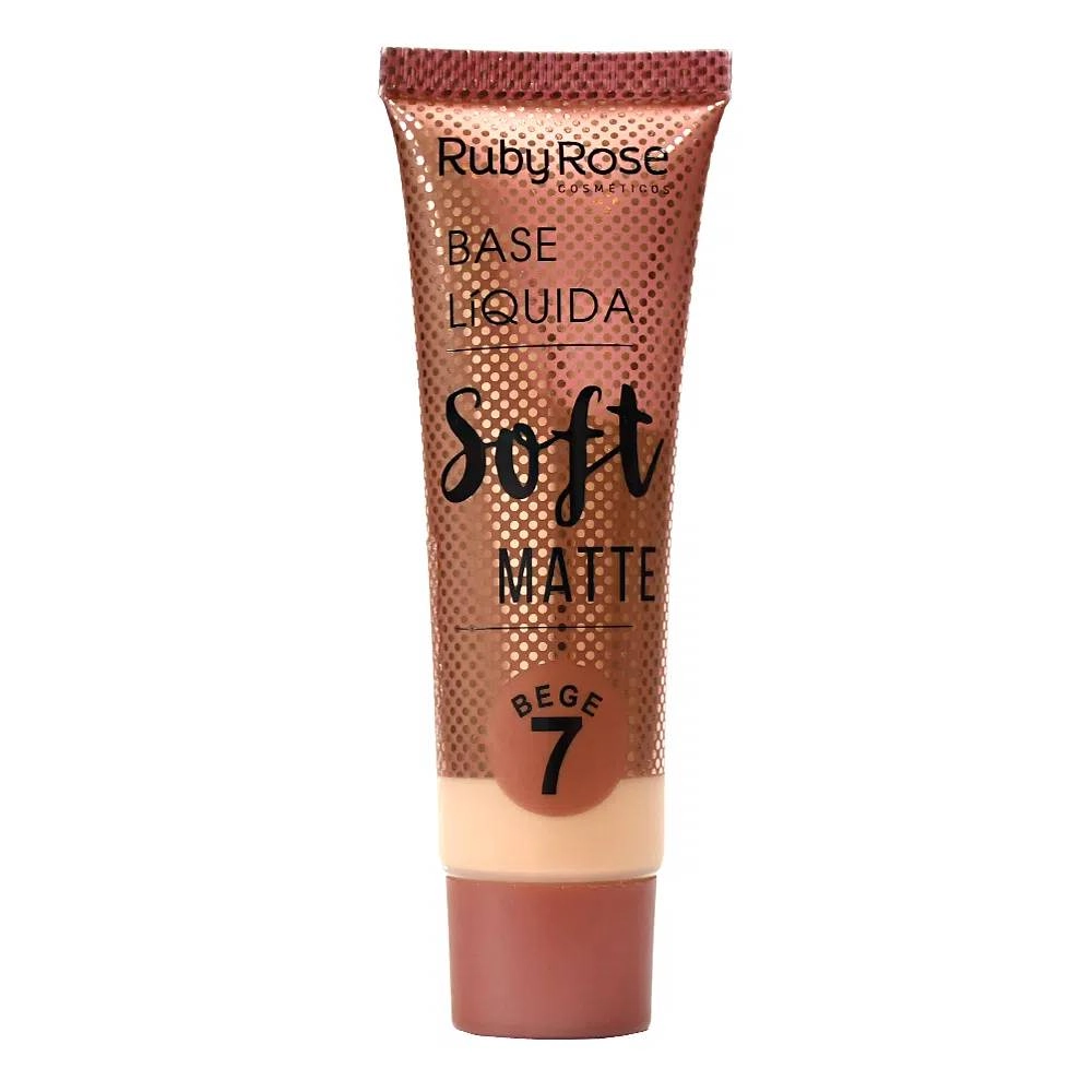 Ruby Rose Base Líquida Soft Matte Bege - 07