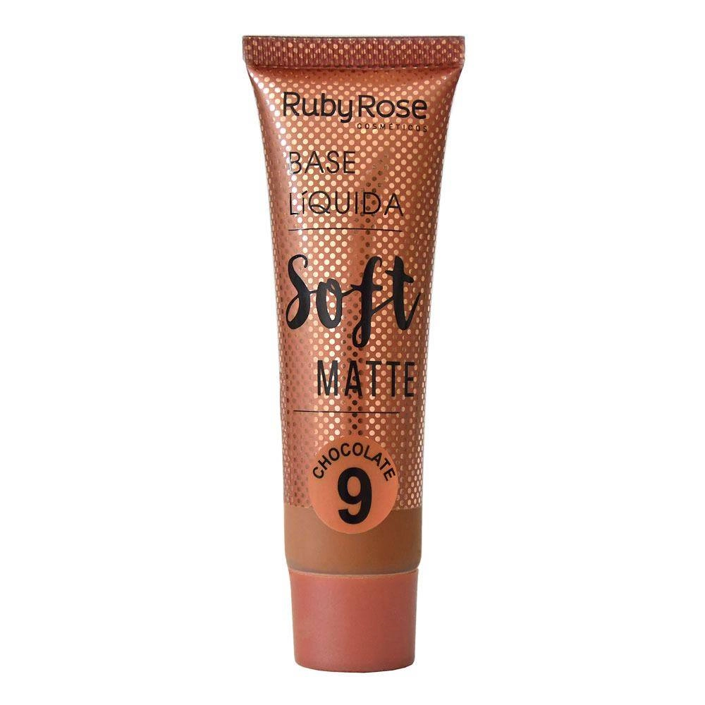 Base Liquida Soft Matte Chocolate Ruby Rose