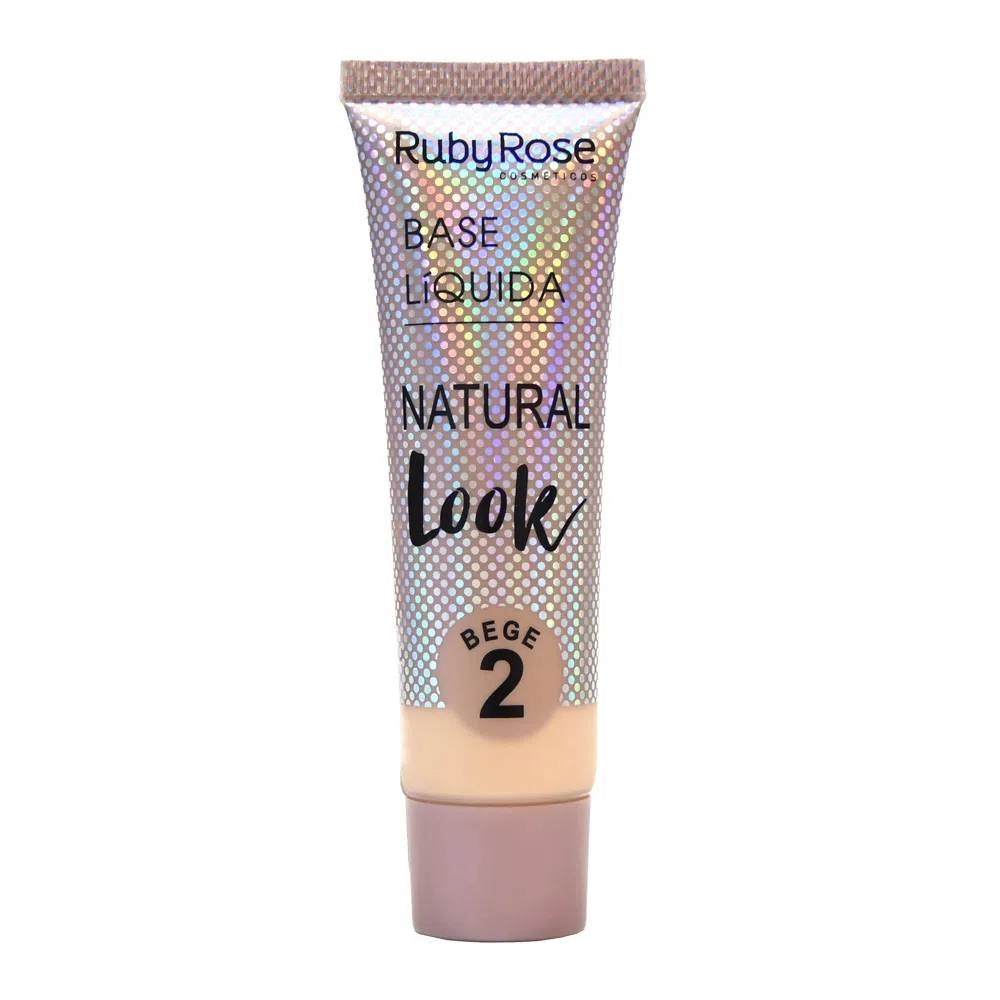 Ruby Rose - Base Líquida Natural Look Bege 2