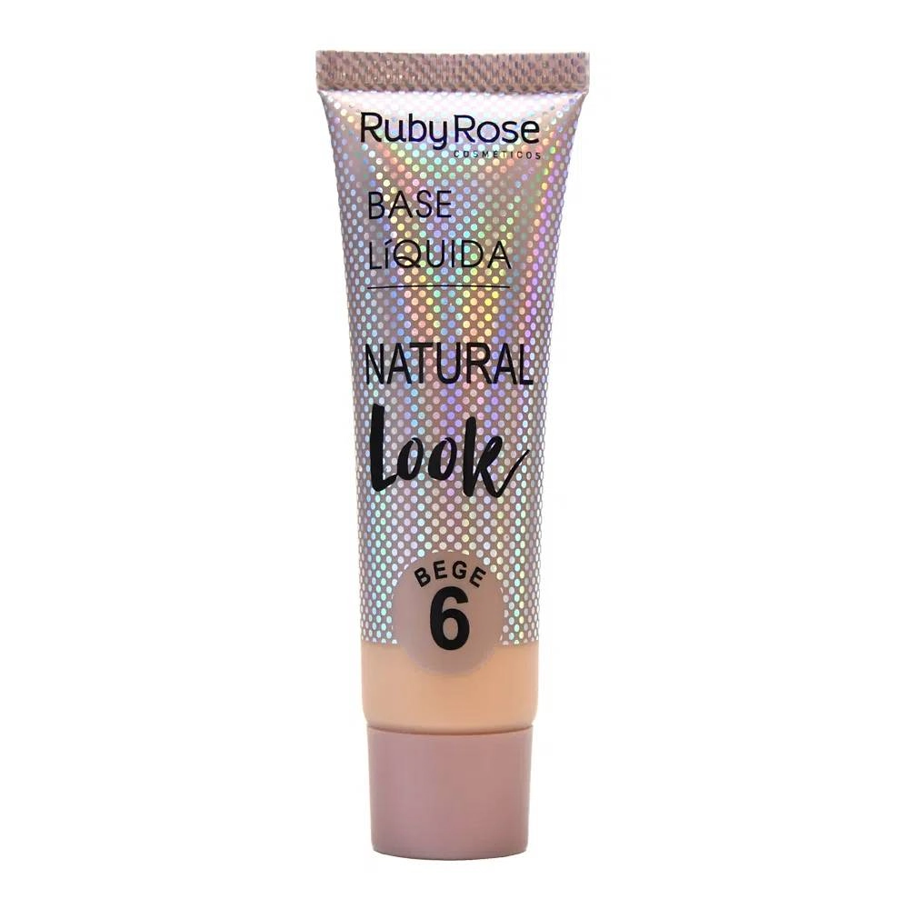 Ruby Rose Base Líquida Natural Look Bege - 06
