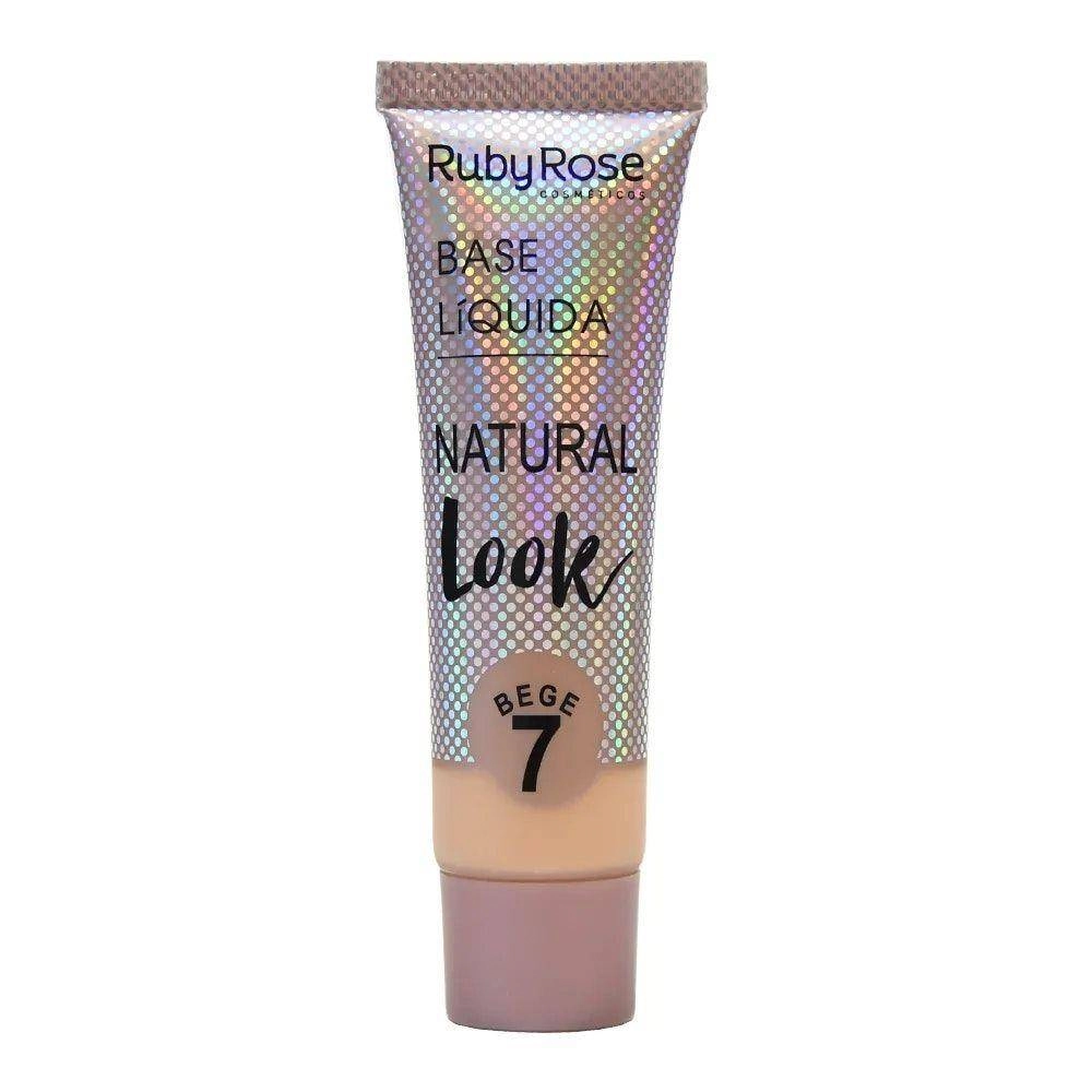 Ruby Rose Base Líquida Natural Look Bege - 07