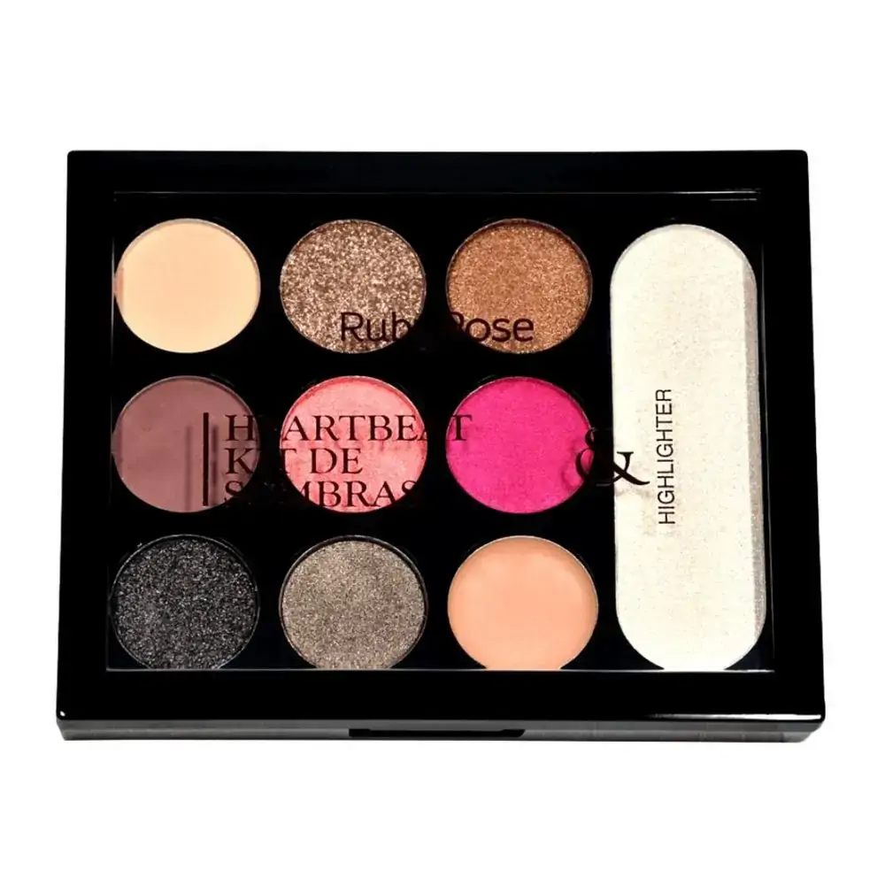 Paleta Ruby Rose Sombra Heart Beat 8cores Hb 1033 Un