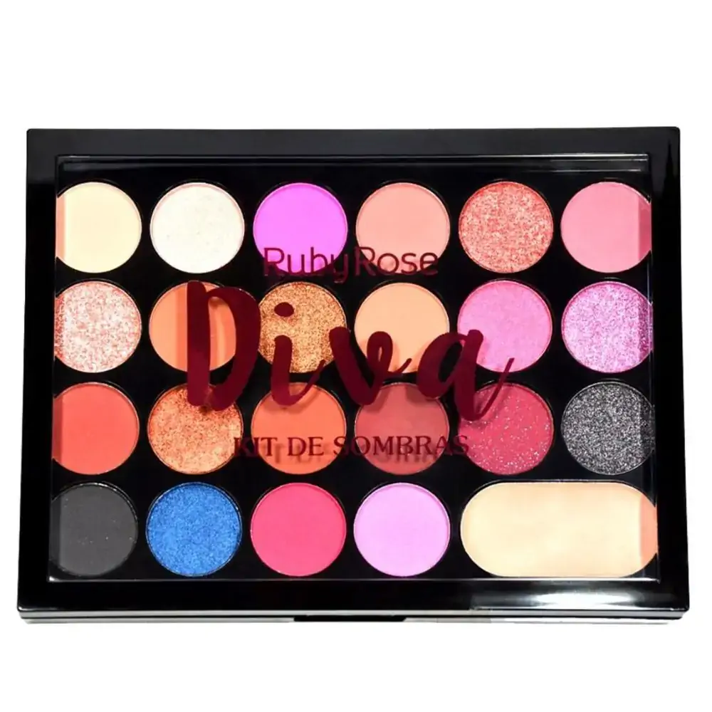 Paleta Ruby Rose Sombra Diva 22cores Hb 1005 Un