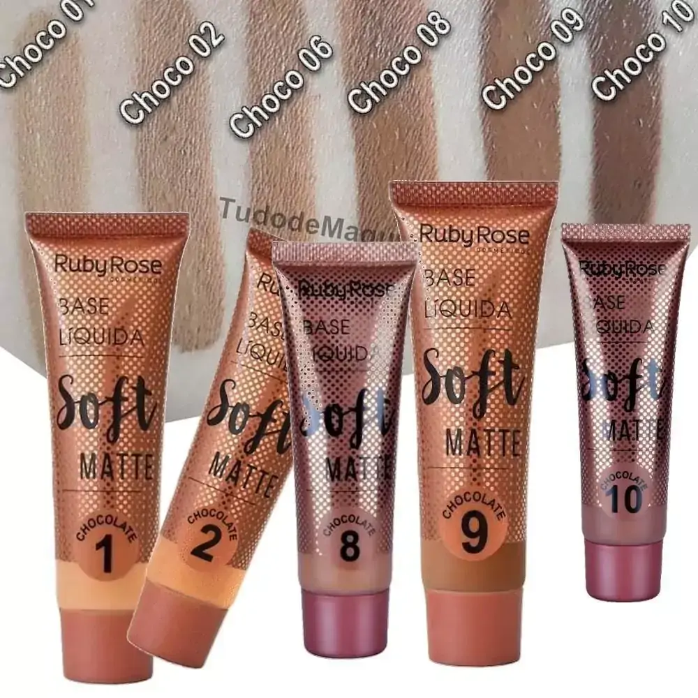 Base Liquida Soft Matte Chocolate Ruby Rose