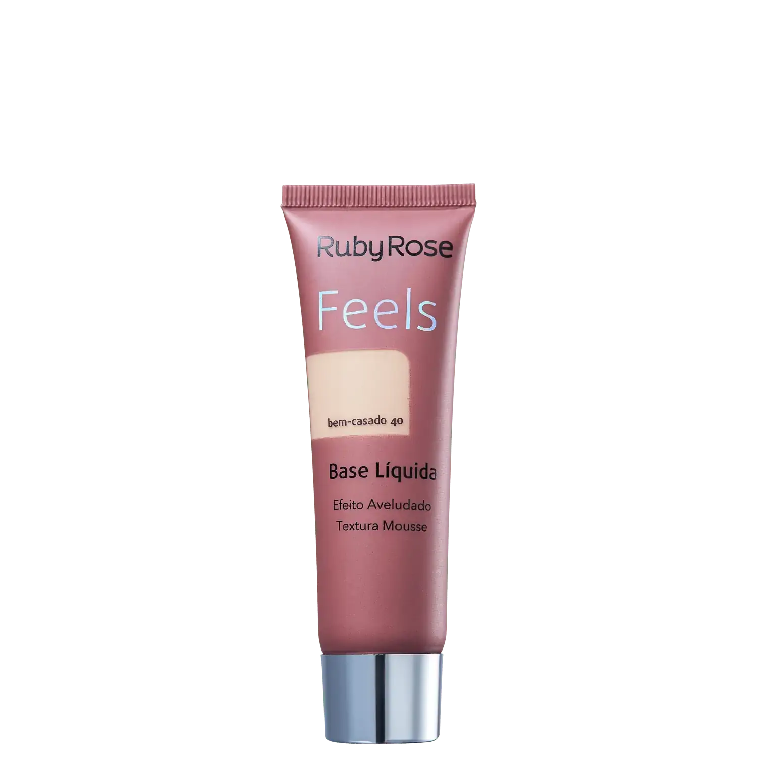 Base Liq Ruby Rose Mousse Feels Bem Casado Cor 40 1u