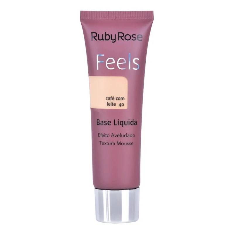 Base Liq Ruby Rose Mousse Feels Cafe Leite Cor 40 1u