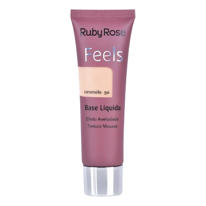 Base Liq Ruby Rose Mousse Feels Caramelo Cor 50 1u