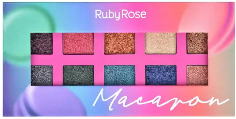 Ruby Rose Paleta Sombras Essencia Macaron