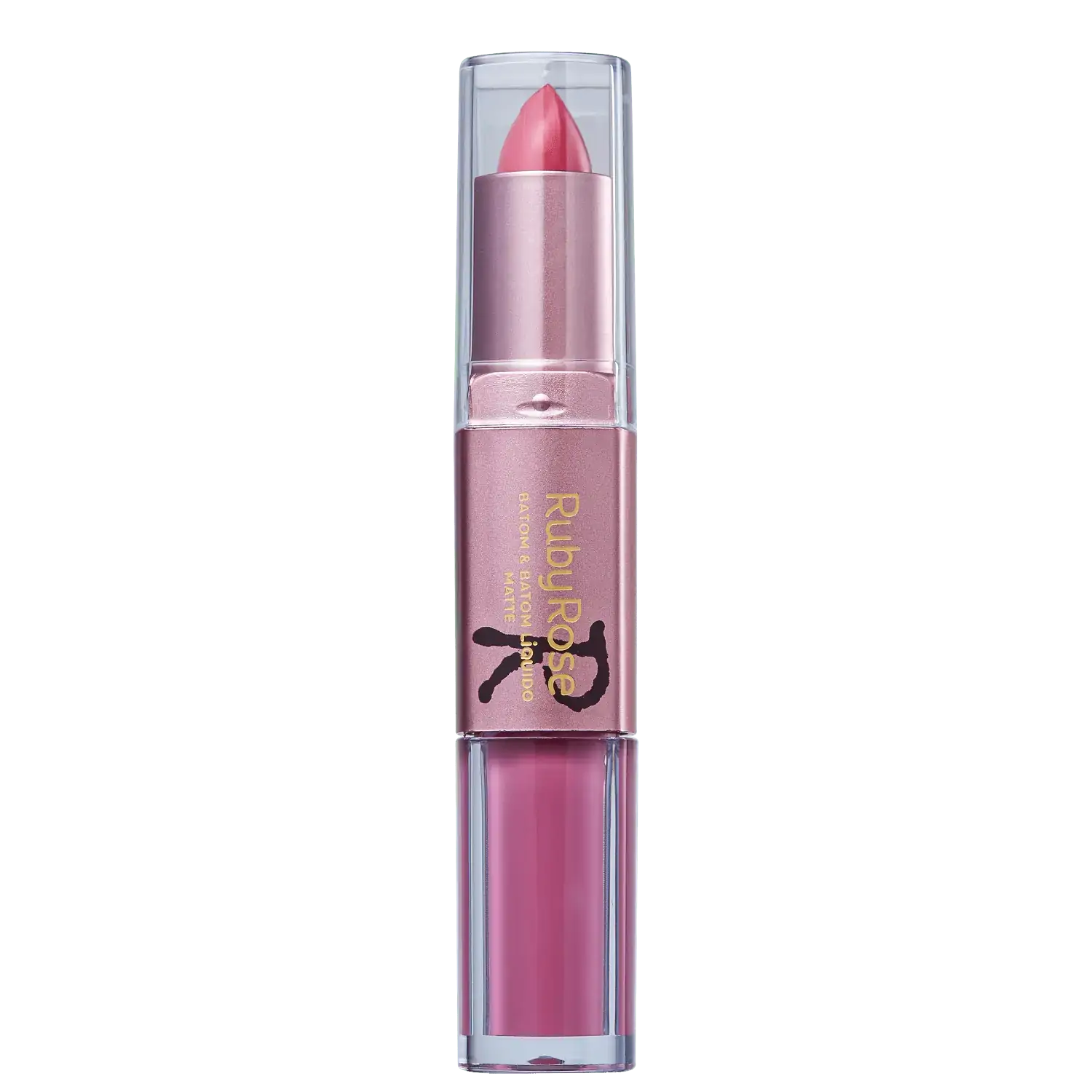 Batom Ruby Rose Hb 8606 Cor 357 2x1 Liquido E Matte 6,6g